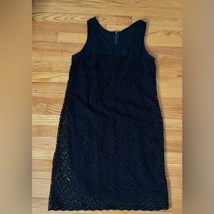 Black short vintage dress